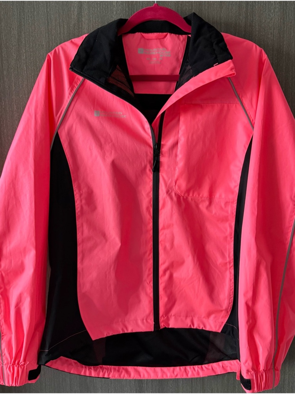 Women's High-Visibility Pink Ski & Snow Jacket (LG/8)